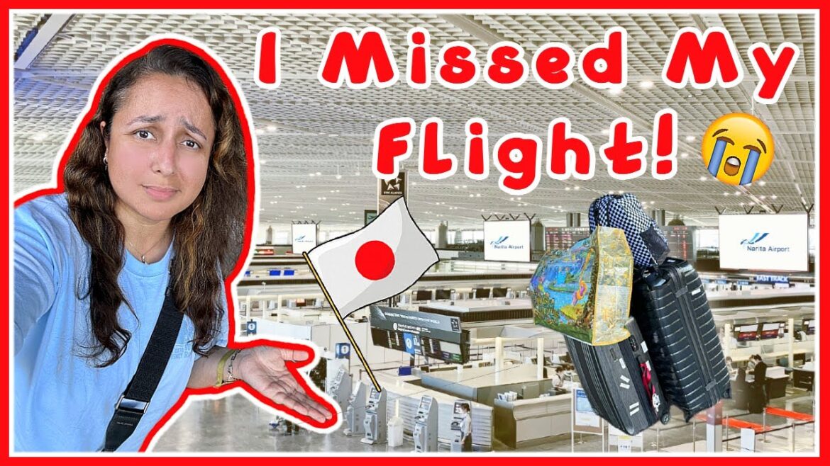12 Hours STUCK in Tokyo NARITA Airport! I Missed My Flight... 🤦🏻‍♀️ WORST Travel Day 2024! 😫
