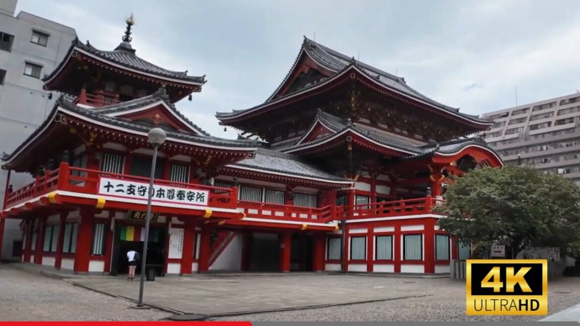 Japan: Osu Kannon Temple in Nagoya | 4K HDR Walking Tour