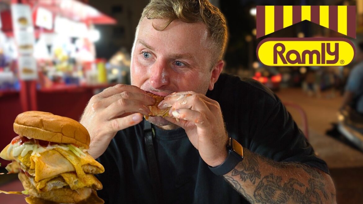 FIRST TIME Trying RAMLY BURGER in Malaysia! 🇲🇾