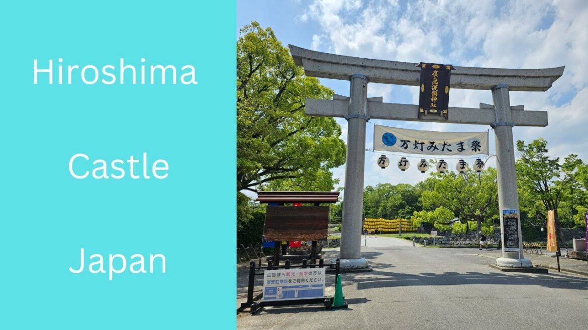 Hiroshima Castle – Rebuilt after the Nuclear Bomb Blast – Japan Hiroshima Castle - Rebuilt after the Nuclear Bomb Blast - Japan