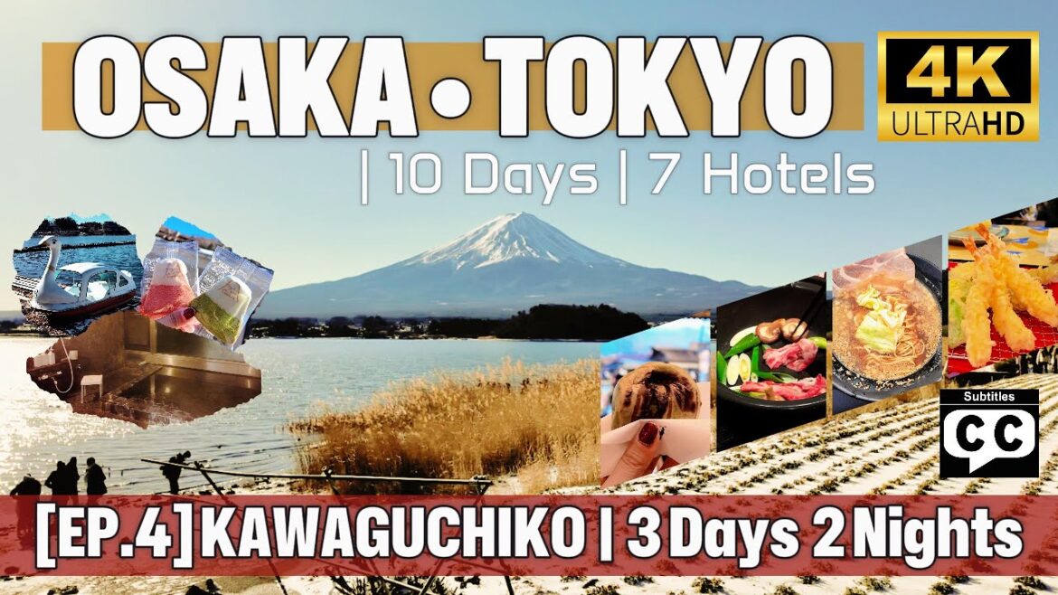 [EP.4] Osaka to Tokyo 10 Days 7 Hotels  Fuji Kawaguchiko 2 Nights [Vlog]