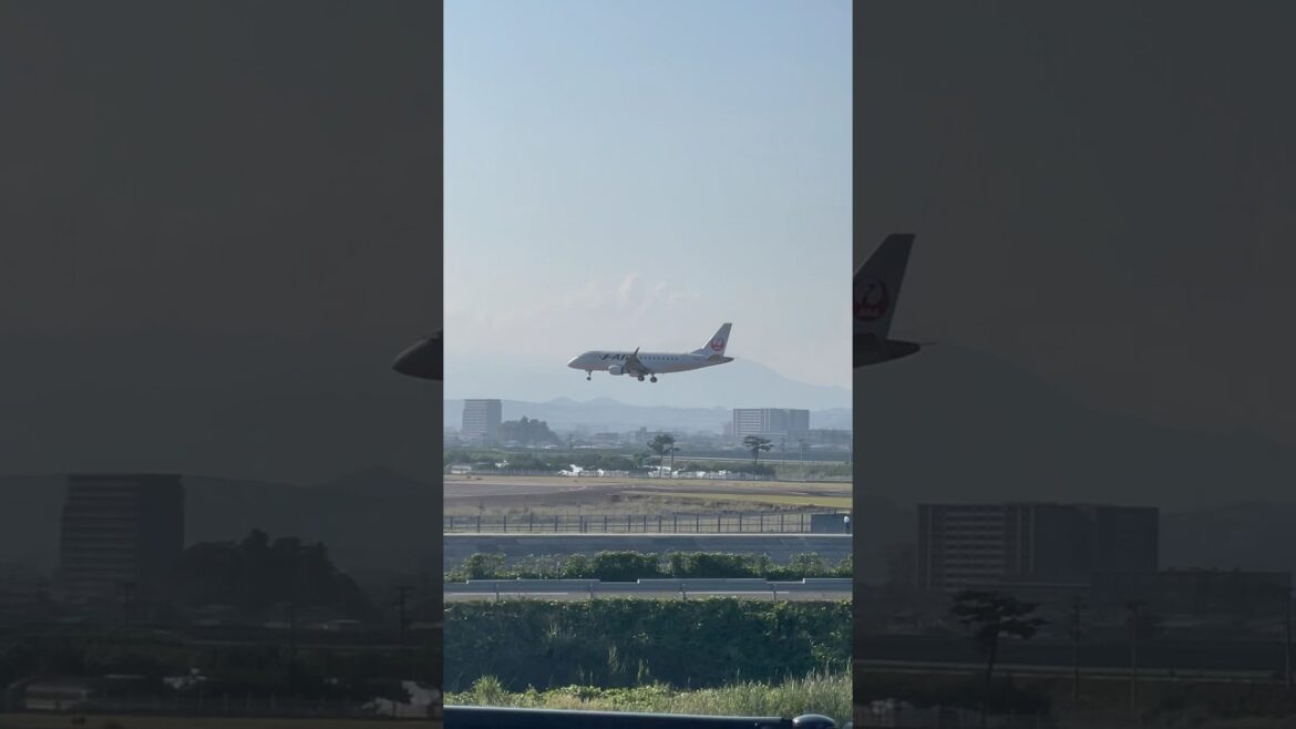 Landing 🛬 in Sendai airport. #landing