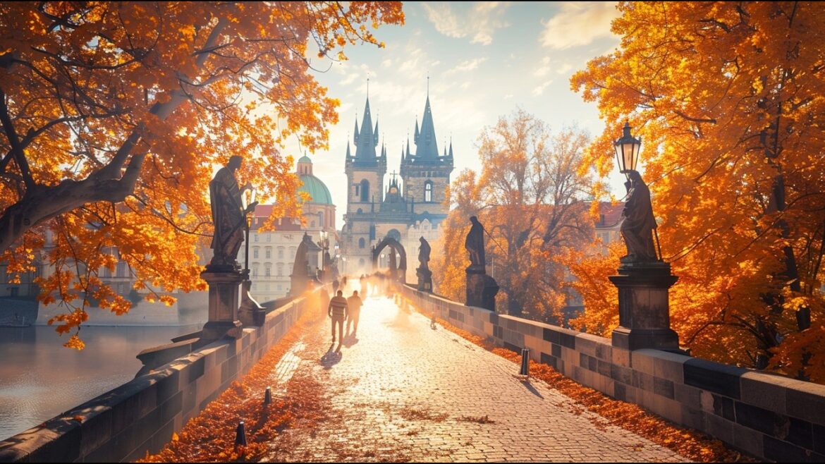 Autumn Walking Tour of Prague: Discover the City’s Hidden Gems and Colors! Virtual Tour 2024 4K