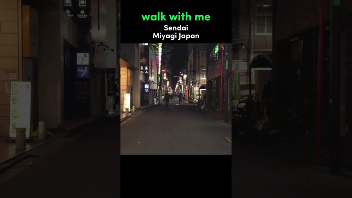 Walk With Me in Sendai | Miyagi Japan Walking Tour