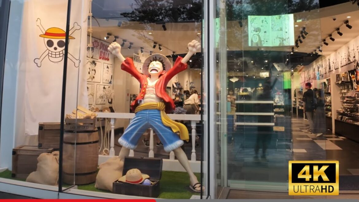 Japan: Sakae Streets and Monkey D. Luffy in Nagoya | 4K Walking Tour
