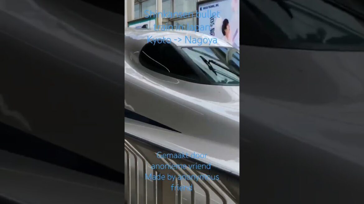 Shinkansen bullet train Japan #shorts #japan #bullettrain #japanrailway #shinkansen #kyoto #nagoya