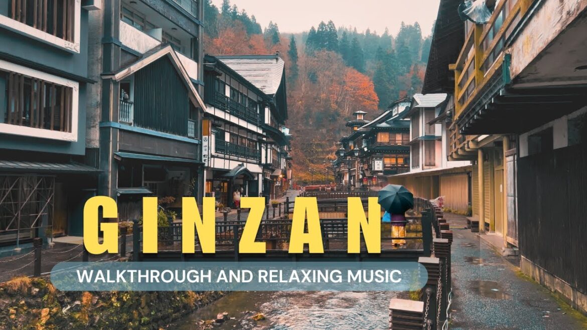 WALK THROUGH JAPAN'S MOST BEAUTIFUL RYOKAN TOWN - GINZAN ONSEN IN AUTUMN!🍁