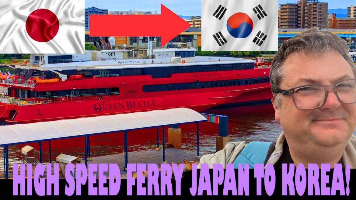 Ferry from Japan to Korea - Fukuoka to Busan on the JR Beetle #traveltips #koreatravel #JRBeetle