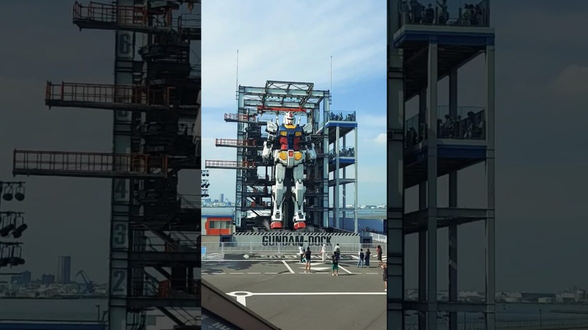 Gundam Factory in Yokohama, Japan #japanvlog