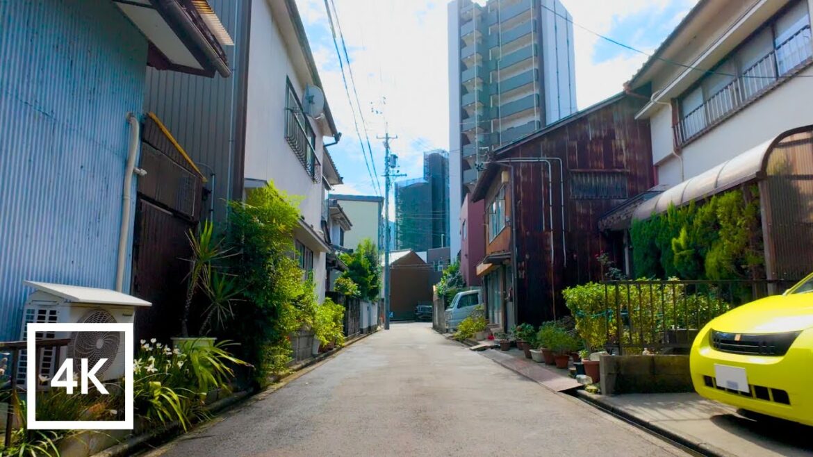 Stroll through the suburbs of Nagoya in the daytime - Nagoya Japan street tour [4K/60fps]