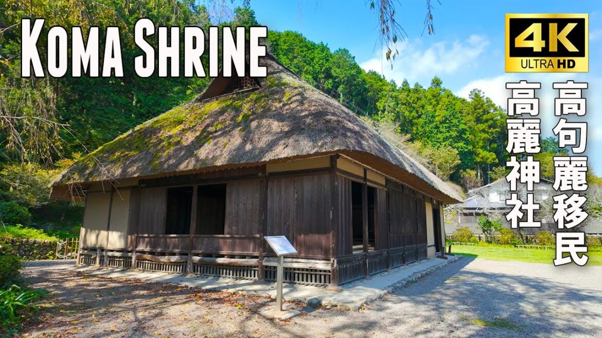 Japan 4K Walk Tour - Exploring Koma Shrine, Hidaka, Saitama | Ancient Goguryeo immigrants