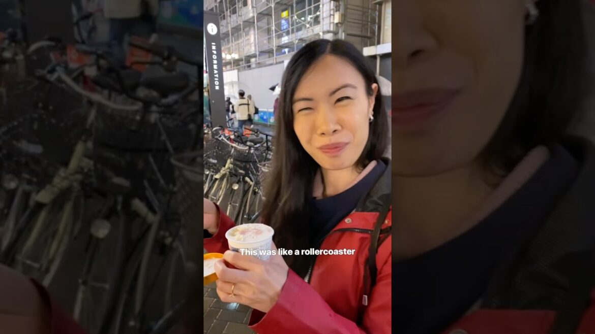 🦀 Crab Ice Cream 🦀 #dotonbori #osaka #japan #streetfood