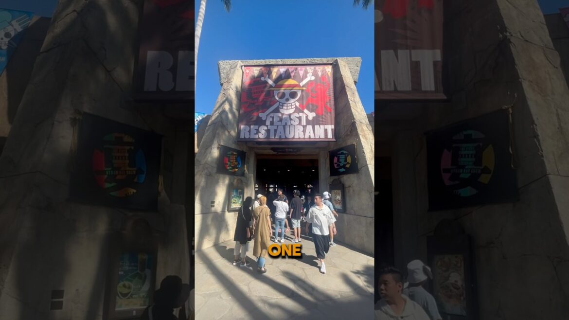 One Piece Restaurant in Universal Studios Japan USJ Osaka #shorts