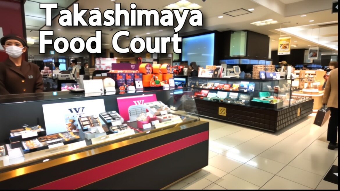 γ4Kγππππ π―π΅ Food Court in the Takashimaya department store, Osaka Japan γ4Kγππππ π―π΅ Food Court in the Takashimaya department store, Osaka Japan