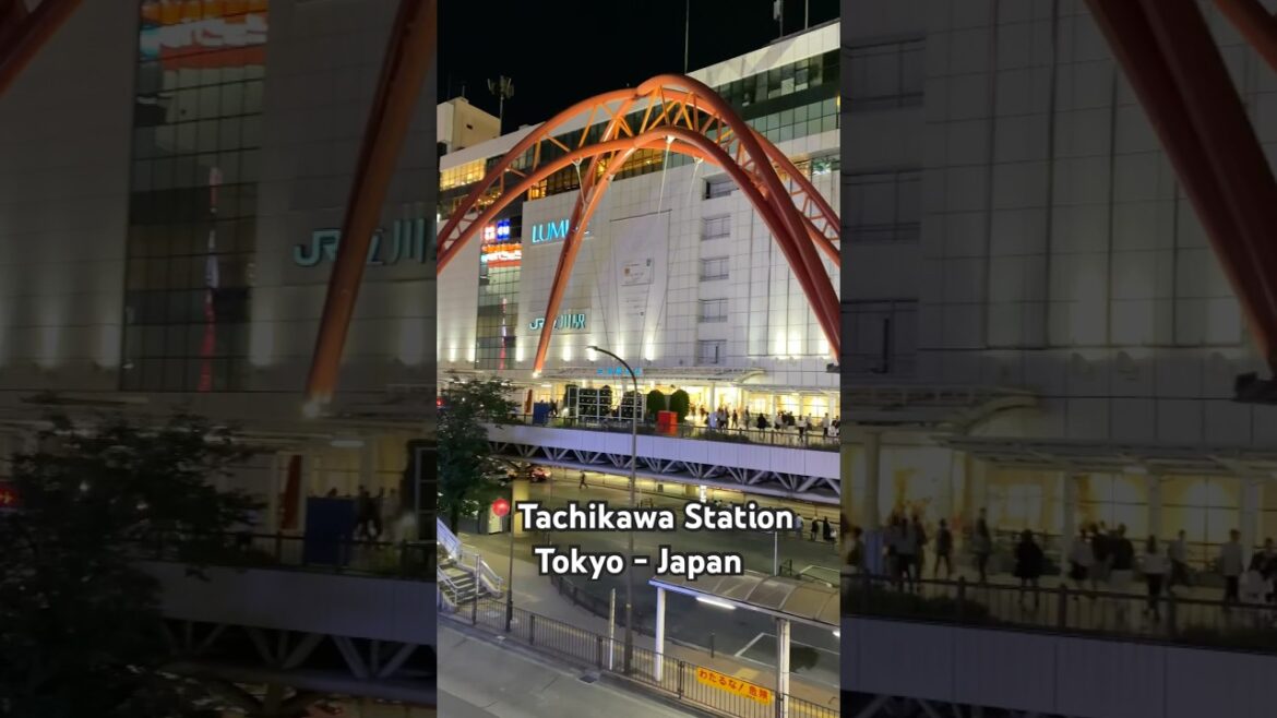 📍Tachikawa Station, Tokyo, Japan