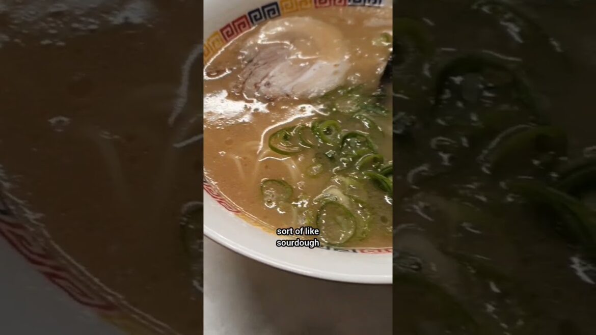 This ramen type is the richest version of tonkotsu ramen | Kurume, Japan This ramen type is the richest version of tonkotsu ramen | Kurume, Japan