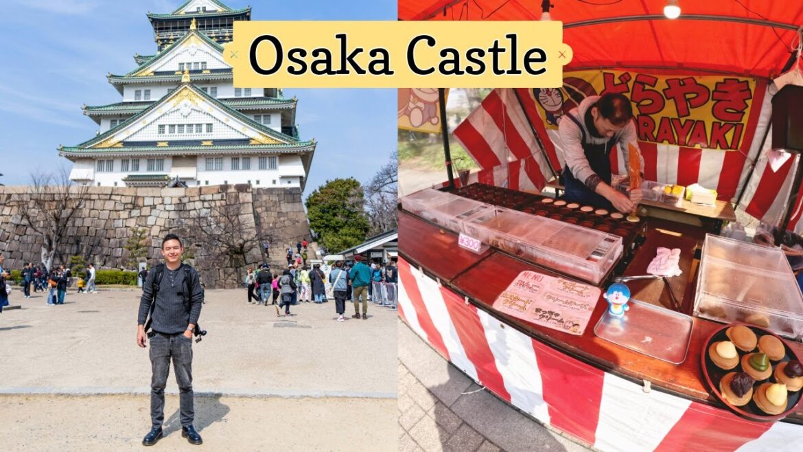 Let's go Walk Around Osaka Castle 🇯🇵 - Whats it like/vlog