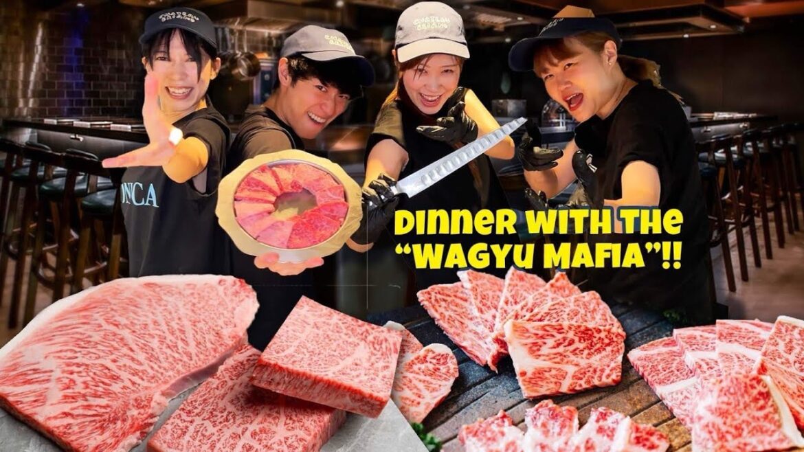 Japanese A5 Wagyu Beef BBQ on Custom $3,000 GRILL with the “WAGYU MAFIA” in Tokyo Japan Japanese A5 Wagyu Beef BBQ on Custom $3,000 GRILL with the “WAGYU MAFIA” in Tokyo Japan