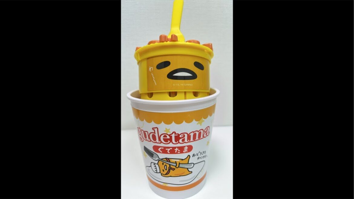Pop Up Gudetama Cup Noodles Game ぐでたまカップラーメンゲーム #unboxing