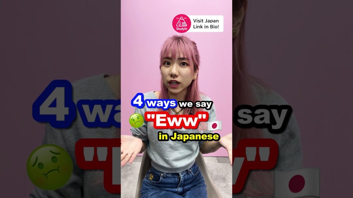 How to say “Eww!” in Japanese! 🤢 #shorts