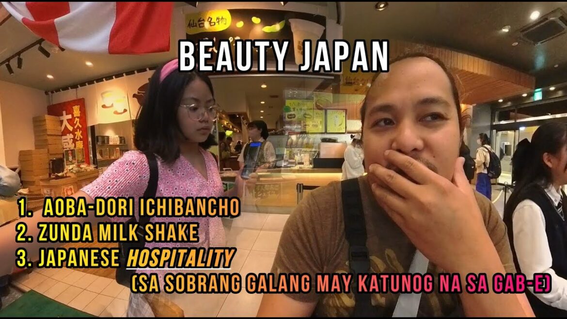 Japan Tour – Japanese Hospitality | Zunda Shake | Aoba-Dori | Sendai | Insta360 Japan Tour - Japanese Hospitality | Zunda Shake | Aoba-Dori | Sendai | Insta360