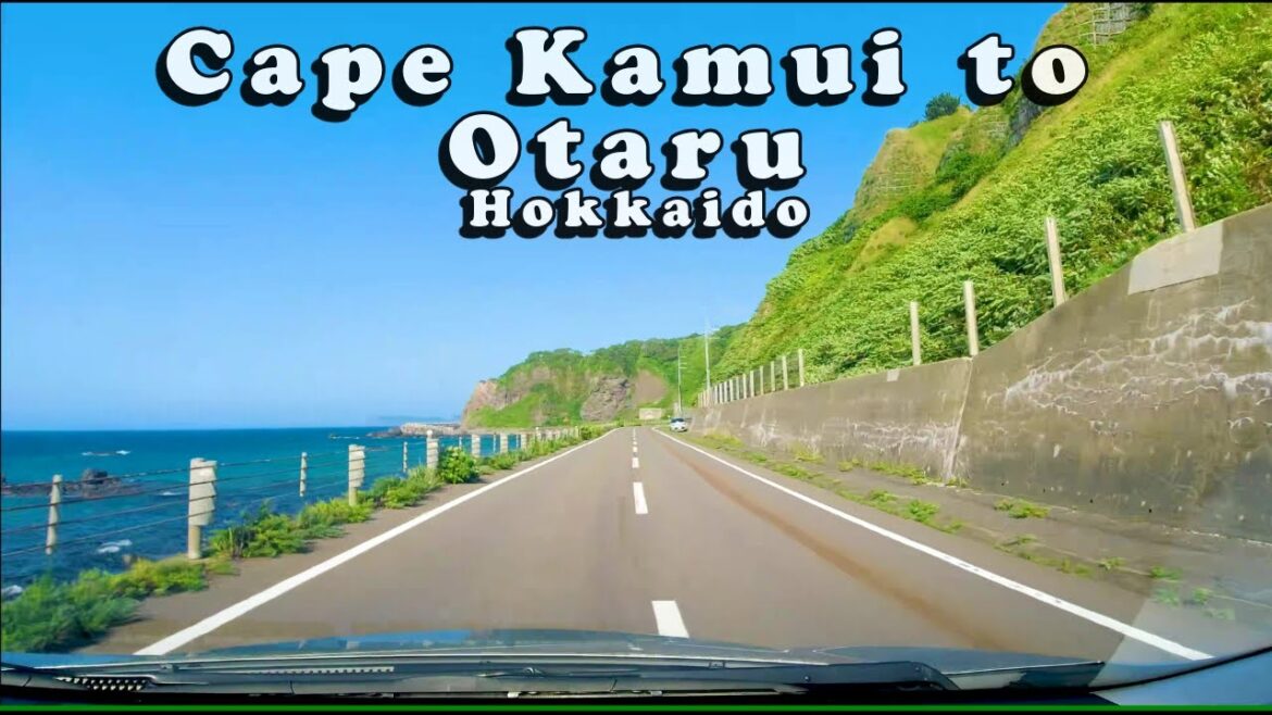 Driving from Cape Kamui to Otaru. Hokkaido