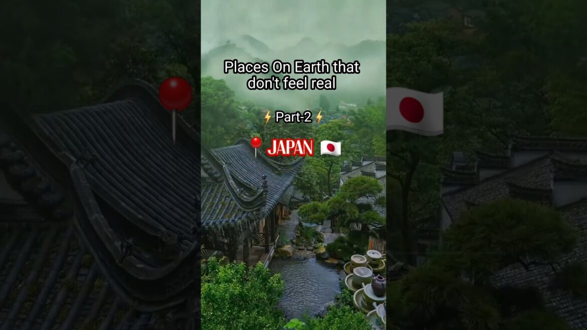 Places On Earth that don't feel real : Japan #shorts  #nature #japan #explore #tiktok #adventure #yt