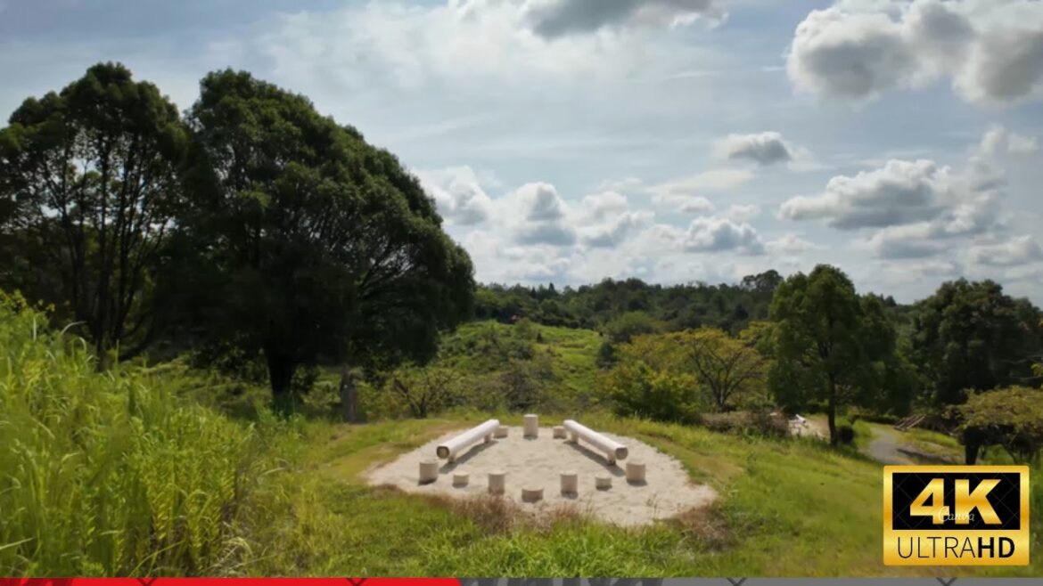 Japan: Beautiful Park with Playground in Nagoya | 4K Walking Tour