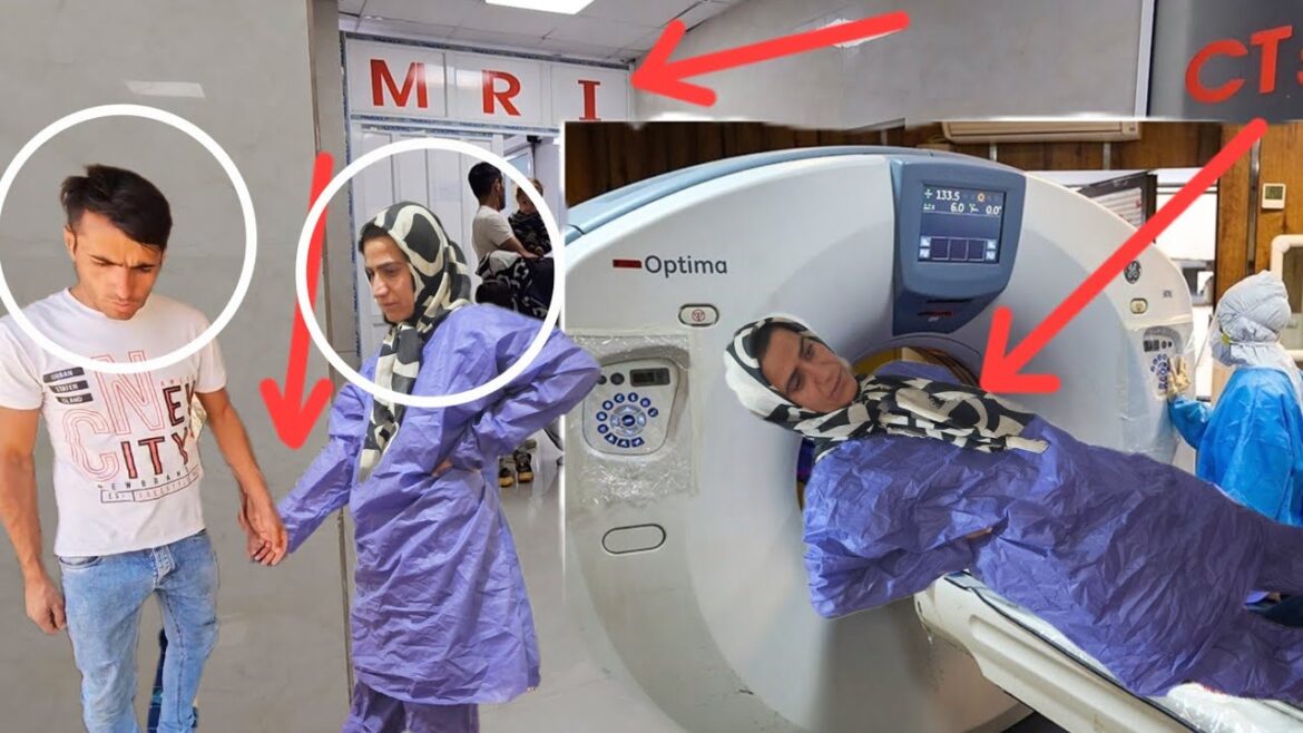 Sending Mehtab to the hospital for MRI with the help of Majid Sending Mehtab to the hospital for MRI with the help of Majid