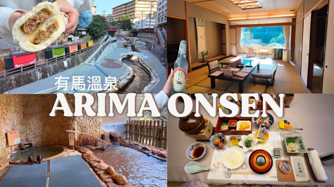 TRIP FROM KYOTO: ARIMA ONSEN | All-Inclusive Ryokan, food crawl, & best souvenirs