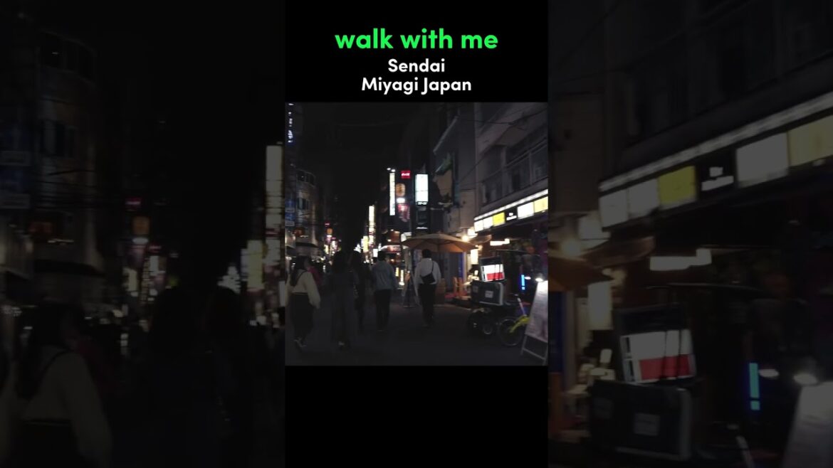 Walk With Me in Sendai | Miyagi Japan Walking Tour