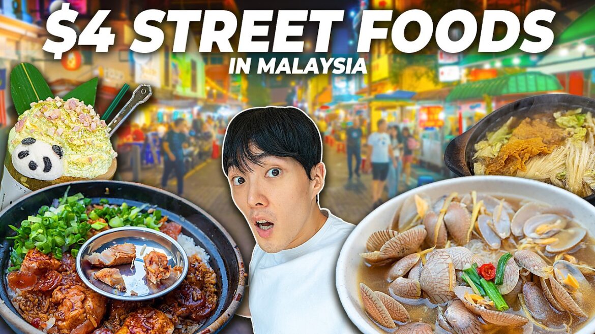 $4 Street Foods in Malaysia’s Chinatown! $4 Street Foods in Malaysia's Chinatown!