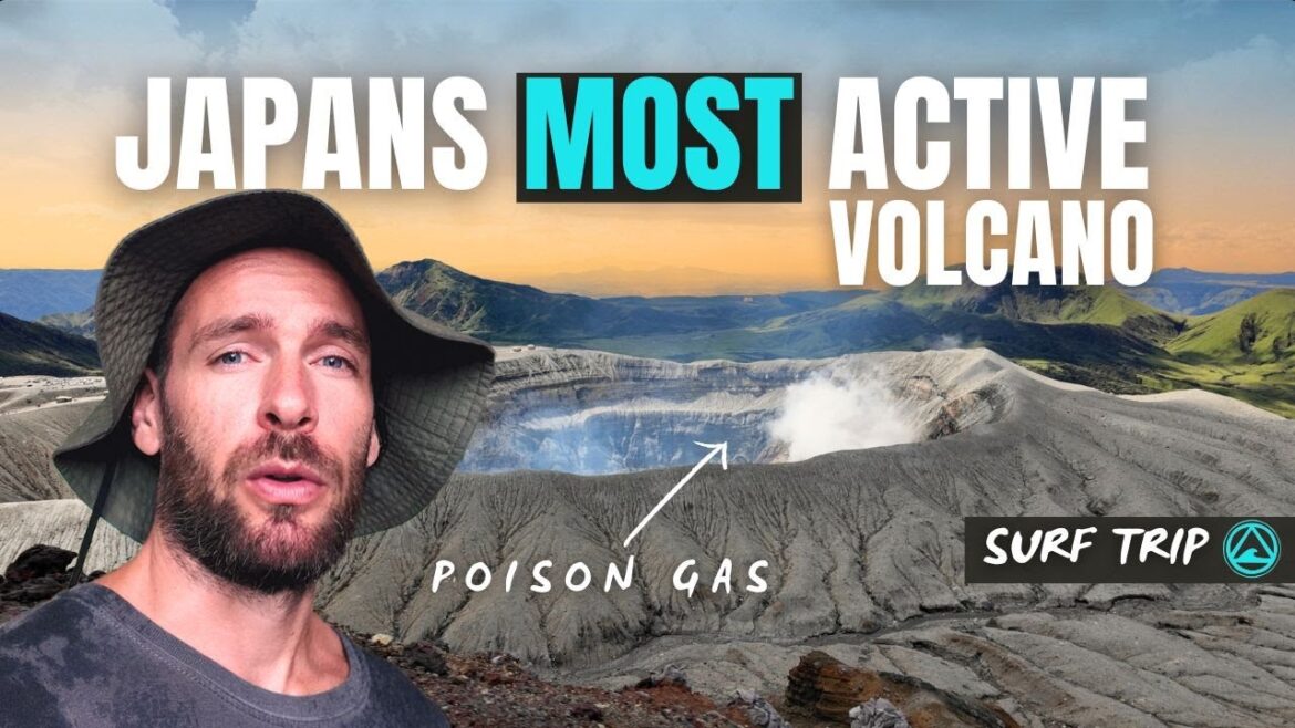 ASO Japans BIGGEST Volcano | Surf Trip In My Converted Toyota HiAce ASO Japans BIGGEST Volcano | Surf Trip In My Converted Toyota HiAce