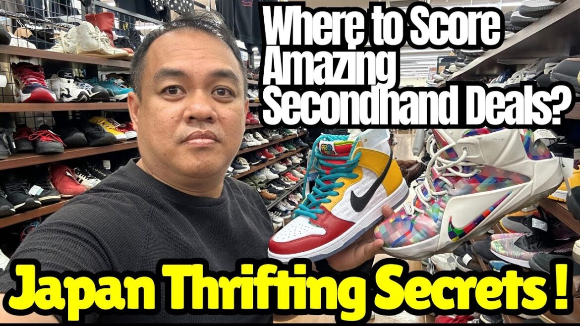 "Japan Thrifting Secrets: Amazing Deals on Secondhand Sneakers! | Come Thrift With Me!"