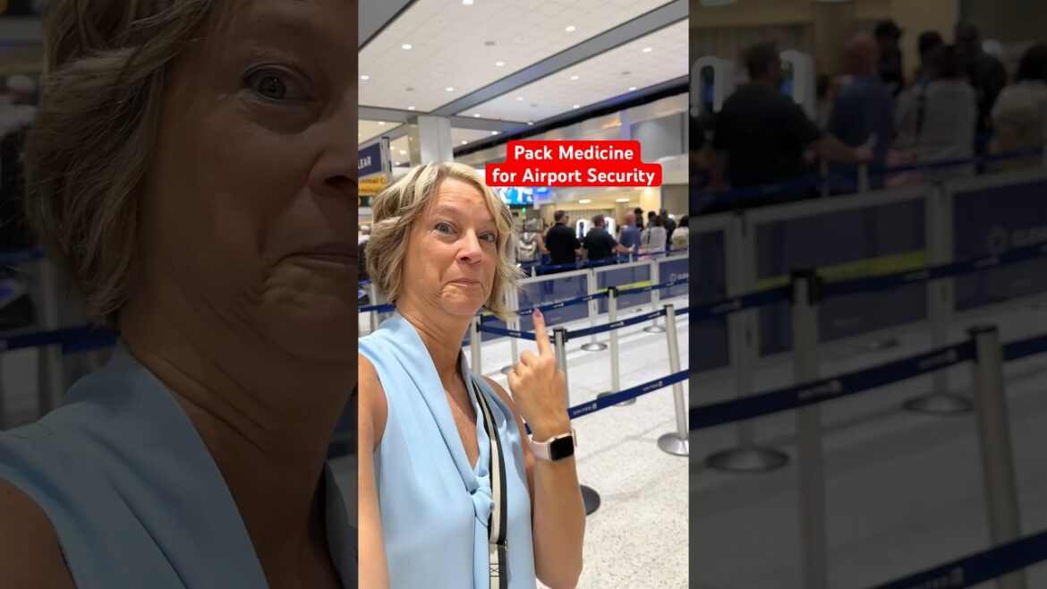 Medicine Travel Tips for Airport Security #traveltips #tsatips