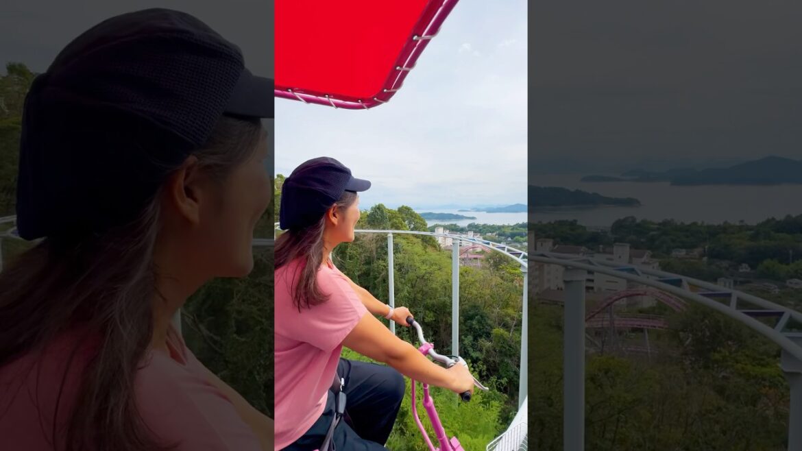 Cycle In The SKY!  Okayama Japan #shorts #japan