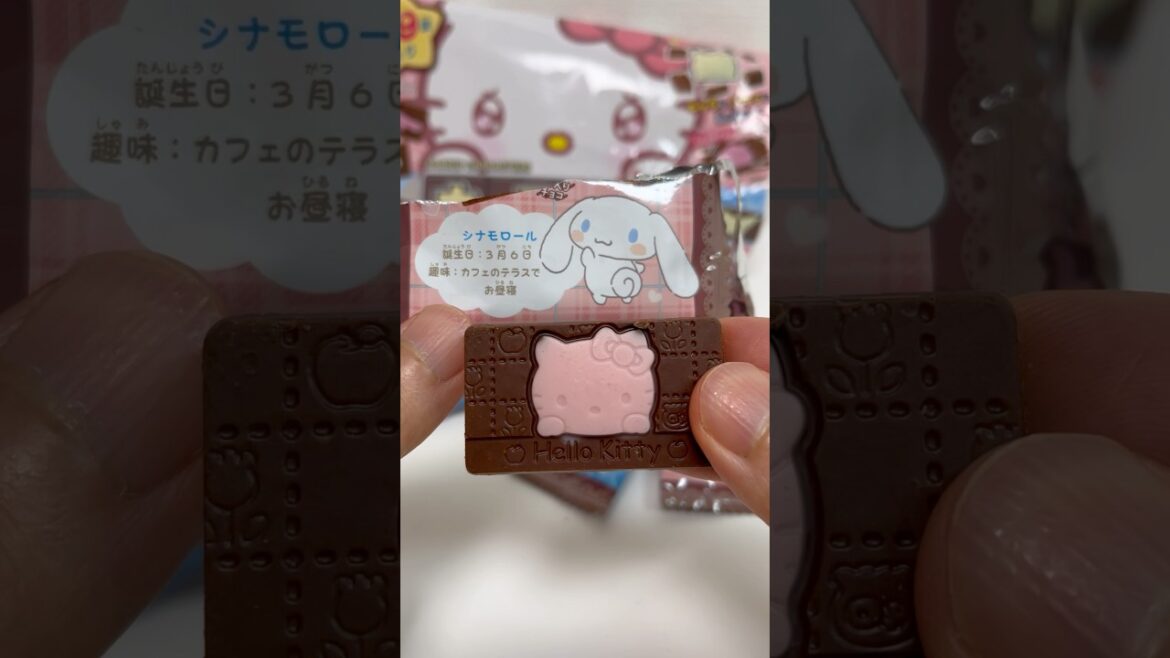 Sanrio Characters Charapaki Chocolate Hello Kitty #shorts