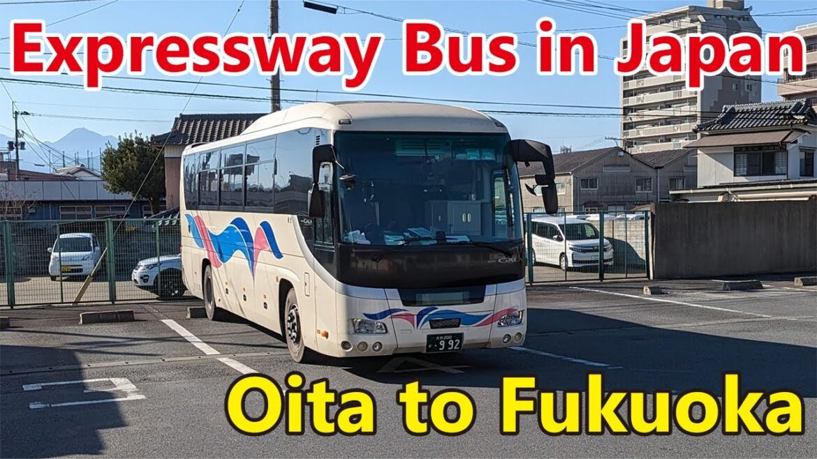 【Splendid Scenery!】 Riding Japan’s Expressway Bus “Toyonokuni” | Oita to Fukuoka 【Splendid Scenery!】 Riding Japan's Expressway Bus "Toyonokuni" | Oita to Fukuoka
