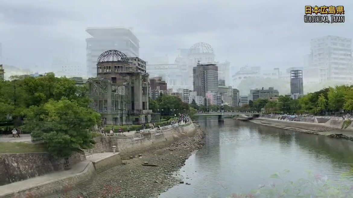Hiroshima Atomic Bomb Dome | Hiroshima Peace Memorial, Hiroshima City, Japan #Hiroshima #AtomicDome