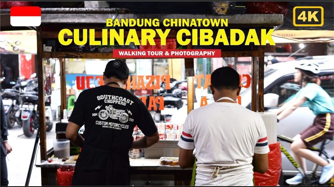 [4K] WALKING TOUR TEMPAT GROSIR DAN KULINER CIBADAK BANDUNG |ID