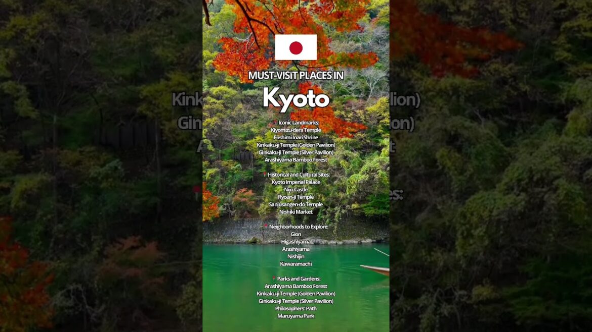 π―π΅ MUST-VISIT PLACES IN KYOTO π―π΅ MUST-VISIT PLACES IN KYOTO