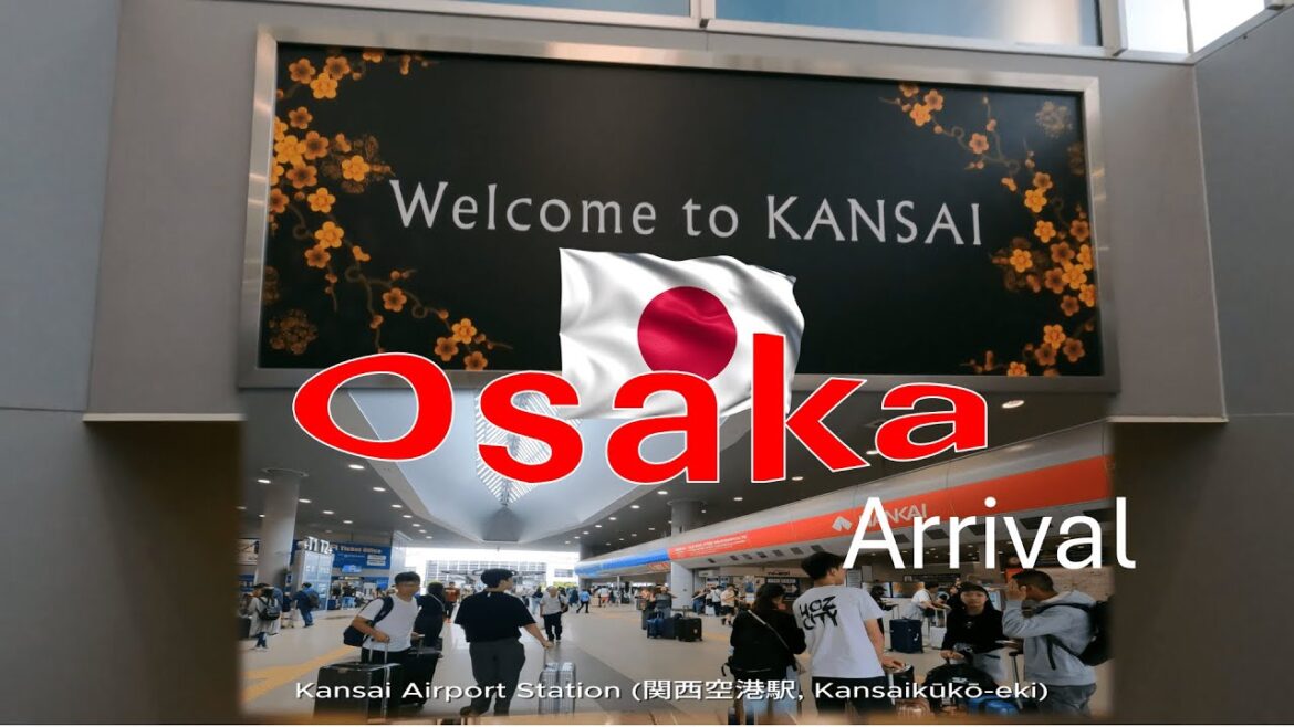 Arrival in Osaka | Kansai International Airport | Walking Tour at Osaka Castle