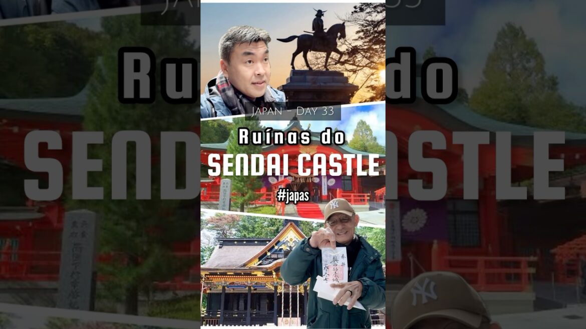 Ruínas do Castelo de Sendai e os templos do Samurai Date Masamune #miyagi #japan #sendai #japoneses