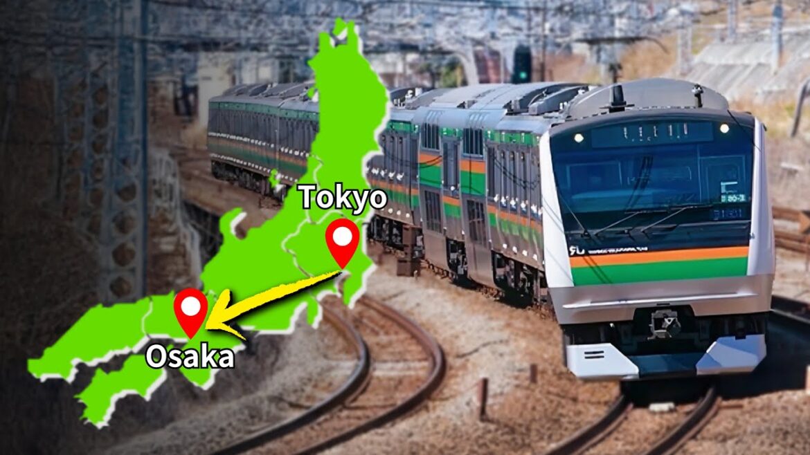 Traveling Only by Local Trains in Japan: Tokyo to Osaka
