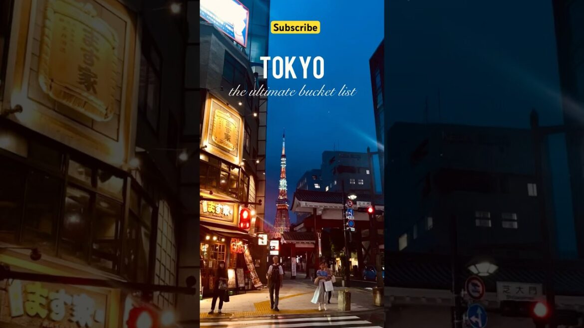 Tokyo Bucketlist 😍 #sistersvsglobe #japantravel #tokyo #tokyotravel