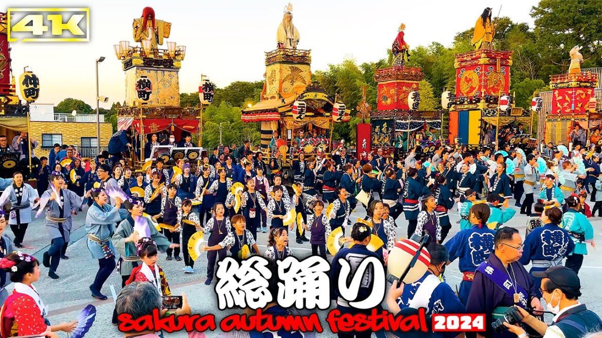 感動の総踊り!!!【佐倉の秋祭り2024】賑やか和やかセレモニー Sakura Autumn Festival 日本の祭り 4K 千葉県 感動の総踊り!!!【佐倉の秋祭り2024】賑やか和やかセレモニー Sakura Autumn Festival 日本の祭り 4K 千葉県