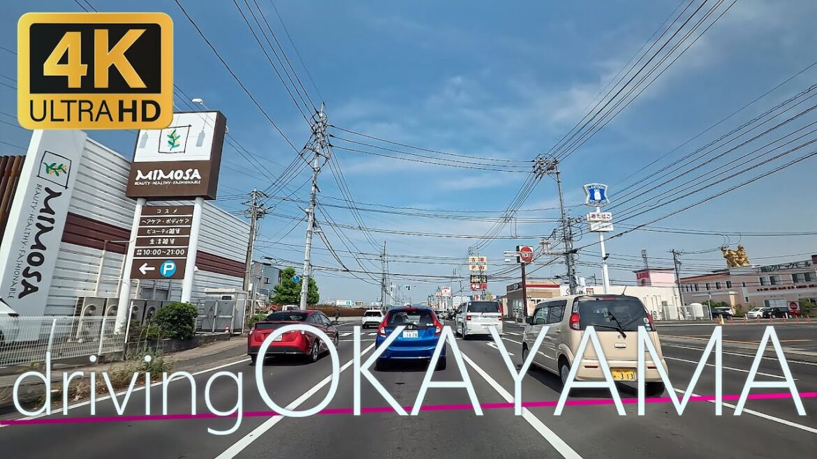 【4K】Driving Japan Okayama 岡山県岡山市北区～備前市畠田ドライブ（Insta360AcePro）