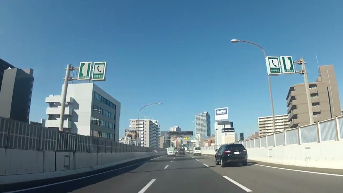 Drive Through Nagoya Japan Drive Through Nagoya Japan
