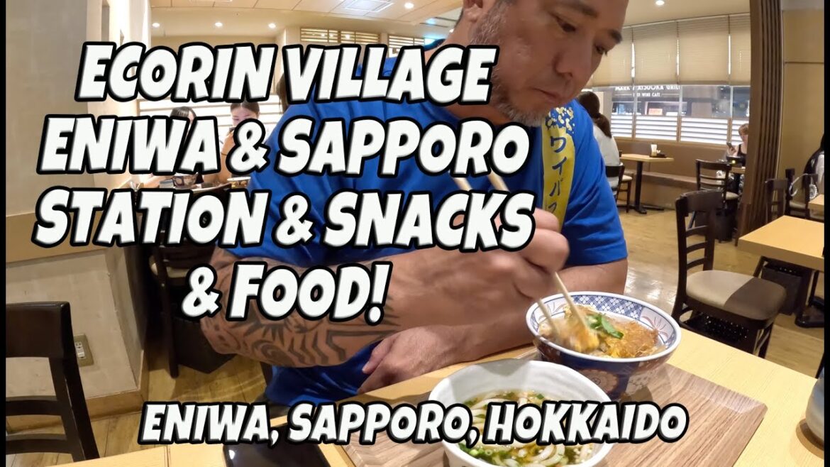 Ecorin Village Food | Eniwa & Sapporo Station | Udon & Ice Cream | Eniwa Sapporo Hokkaido Japan #7 J