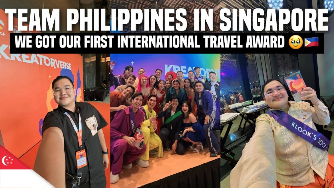 FIRST DAY in SINGAPORE: KREATORVERSE Summit + Our FIRST International Award 🇸🇬 | Ivan de Guzman